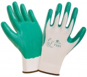 Нитриловые с легким покрытием 2Hands SafeFlex (СэйфФлекс) 7101