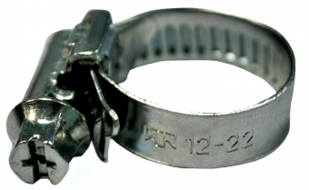 Хомут червячный 12-22-х || ТРУД