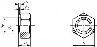 DIN 929 Гайка шестигранная приварная