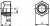 DIN 985 (ISO 10511) Гайка шестигранная самоконтрящаяся, низкая, с нейлоновым вкладышем, нержав. сталь A4