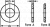 DIN 125 Шайба плоская без фаски, форма А, 200 HV