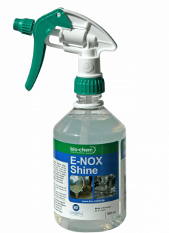 E-NOX SHINE. Специальный продукт для очистки и ухода за матовой и полированной нержавеющей сталью